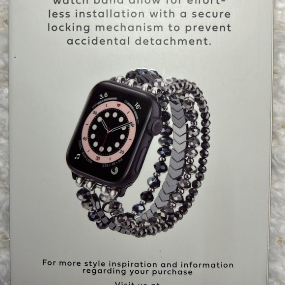 Royal Tech Beaded Band fits all wrist size compatible with Apple Watch 38/40/41M - Picture 1 of 6